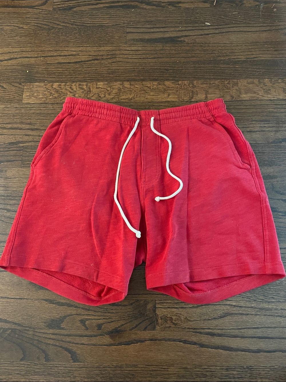 J. Crew Factory Red Athletic Drawstring Shorts